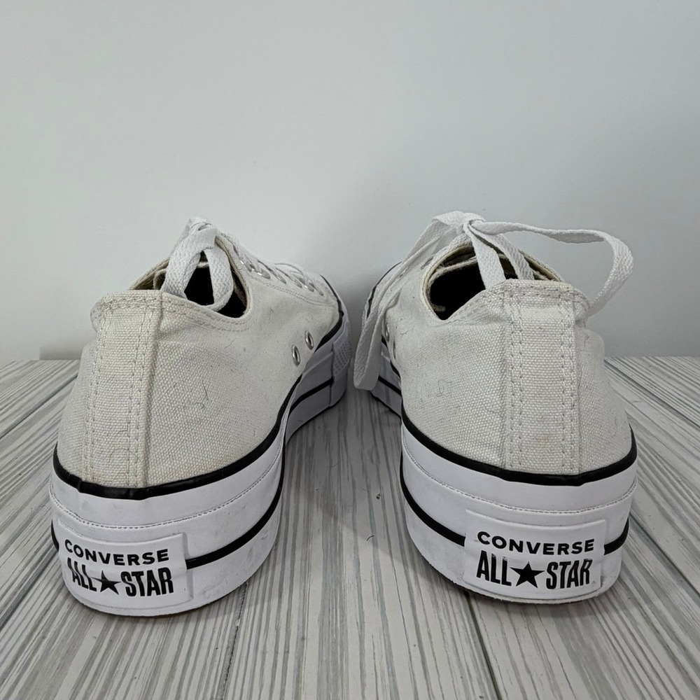 Converse Chuck Taylor All Star Lift White Platform Sneakers Women's Size 10 - Picture 11 of 12